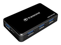 Transcend HUB3 - Hub - 4 x SuperSpeed USB 3.0 - desktop - for Intel Next Unit of Computing 11 Essential Kit - NUC11ATKPE TS-HUB3K