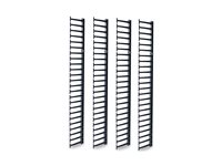 APC - Rack-kabel styrepanel - sort - 48U - TAA-kompatibel (pakke med 4) - for P/N: NBPD0160A, NBWL0355A, SMX3000HV-BR, SMX3000LV2U-BR, SRT1000RMXLI, SRT1000RMXLI-NC AR7737