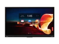 Lenovo ThinkVision T75 - 75" Diagonal klasse LED-bagbelyst LCD paneldisplay - interaktiv - med berøring (multiberøring)/8-mikrofonarray/4K-kamera - Smart TV - Android - 4K UHD (2160p) 3840 x 2160 - HDR - Direct LED 62F4WA1CEK