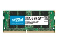 Crucial - DDR4 - modul - 8 GB - SO DIMM 260-PIN - 1600 MHz / PC4-25600 - CL22 - 1.2 V - ikke bufferet - ikke-ECC CT8G4SFRA32A