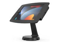 Compulocks iPad 10.2" Space Enclosure Mast Counter Stand - Monteringssæt (stativ, indelukke) - for tablet - låsbar - stål, aluminium - sort - skærmstørrelse: 10.2" - disk - for Apple 10.2-inch iPad (7. generation, 8. generation, 9. generation) 333B102IPDSB