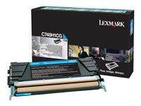 Lexmark - Højtydende - cyan - original - tonerpatron LCCP, LRP - for Lexmark C748de, C748dte, C748e C748H1CG