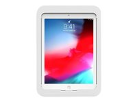 Compulocks iPad 10.2" Security Case Bundle with Keyed Lock - Bagsidecover til tablet - aluminium - hvid - 10.2" - for Apple 10.2-inch iPad (7. generation, 8. generation, 9. generation) WOLF102W