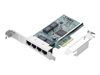 Broadcom BCM5719-4P - Netværksadapter - PCIe 2.1 x4 lavprofil - Gigabit Ethernet x 4 - for ThinkPad L15 Gen 4; ThinkStation P3; P360; P520; P520c; P620; P720; P920 4XC1K80847