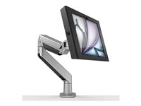 Compulocks iPad Air M2 & M3 11", Apex Enclosure Reach Articulating Arm - Monteringssæt (indelukke, drejelig arm) - for tablet - låsbar - højglansaluminium, metalramme - sort, sølv - skærmstørrelse: 11" - skrivebordsmonterbar, vægmonterbar - for Apple 11-inch iPad Air M2 Wi-Fi, M2 Wi-Fi + Cellular, M3 Wi-Fi, M3 Wi-Fi + Cellular 660REACH11APXB