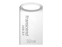 Transcend JetFlash 710 - USB flashdrive - 32 GB - USB 3.1 - sølv TS32GJF710S