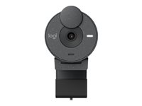 Logitech BRIO 300 - Webcam - farve - 2 MP - 1920 x 1080 - 1080p, 720p - audio - USB-C 960-001436