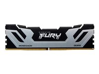 Kingston FURY Renegade - DDR5 - modul - 24 GB - DIMM 288-PIN - 4200 MHz / PC5-67200 - CL40 - 1.45 V - ikke bufferet - on-die ECC - sort og sølv KF584CU40RS-24