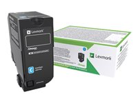 Lexmark - Højtydende - cyan - original - tonerpatron LCCP, LRP, Lexmark Corporate - for Lexmark CX725de, CX725dhe, CX725dthe 84C2HCE