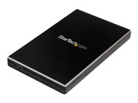 StarTech.com USB 3.1 (10 Gbps) Gen 2 External Hard Drive Enclosure for 2.5" SATA Drives - Portable Hard Drive Enclosure (S251BMU313) - Lagringspakning - 2.5" - SATA 6Gb/s - USB 3.1 (Gen 2) - sort - for P/N: BNDTBUSB3142, PEXUS313AC2V, PEXUSB311A1E, PEXUSB311AC2, PEXUSB312A2, PEXUSB314A2V2 S251BMU313