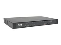 Eaton Tripp Lite series 8-Port Cat5 KVM over IP Switch with Virtual Media - 1 Local & 1 Remote User, 1U Rack-Mount, TAA - KVM switch - 8 x KVM port(s) - 1 lokalbruger - 2 IP-brugere - monterbar på stativ - regering GSA - TAA-kompatibel B064-008-01-IPG
