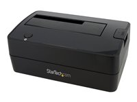 StarTech.com SuperSpeed USB 3.0 to SATA Hard Drive Docking station for 2.5/3.5 HDD - HDD Docking station - SATA Dock - HDD dockingstation - båse: 1 - 2.5", 3.5" - SATA 3Gb/s - USB 3.0 - sort - for P/N: PEXUSB3S24, PEXUSB3S44V, SVA12M2NEUA, SVA12M5NA, USBDUP15, USBDUPE115, USBDUPE17 SATDOCKU3S