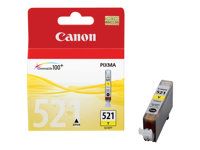 Canon CLI-521Y - 9 ml - gul - original - blækbeholder - for PIXMA iP3600, iP4700, MP540, MP550, MP560, MP620, MP630, MP640, MP980, MP990, MX860, MX870 2936B001