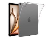 Insmat Crystal - Bagsidecover til tablet - termoplastisk polyuretan (TPU) - klar - for Apple 13-inch iPad Air M2 Wi-Fi, M2 Wi-Fi + Cellular, M3 Wi-Fi, M3 Wi-Fi + Cellular 652-1330