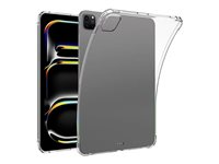 Insmat Crystal - Bagsidecover til tablet - termoplastisk polyuretan (TPU) - klar - for Apple 11-inch iPad Pro M4 Wi-Fi, M4 Wi-Fi + Cellular 652-1333