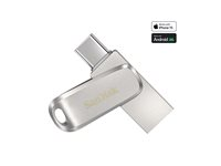 SanDisk Ultra Dual Drive Luxe - USB flashdrive - 64 GB - USB 3.2 Gen 1 / USB-C SDDDC4-064G-G46