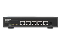 QNAP QSW-3205-5T - Switch - ikke administreret - 5 x 100/1000/2.5G/5G/10GBase-T - desktop QSW-3205-5T