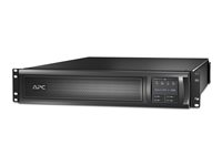 APC Smart-UPS X 2200 Rack/Tower LCD - UPS (stativ-monterbar / ekstern) - AC 208/240 V - 1980 Watt - 2200 VA - 1-faset - Ethernet 10/100, RS-232, USB - output-stikforbindelser: 11 - 2U - sort - APC Take-Back - med APC UPS Network Management Card SMX2200R2HVNC