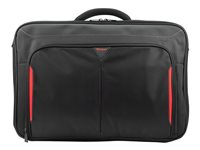 Targus Classic+ Clamshell - Bæretaske til notebook - 17" - 18" - sort, rød CN418EU