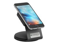 Compulocks Universal EMV Smartphone Security Stand - Stativ - for mobile enheder - låsbar - sort - vægmonterbar, skrivebord, disk 199BSLDDCKB