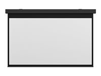 Multibrackets M Motorized Projection Screen Black Edition - Projektionsskærm - loftsmonterbar - motoriseret - 77" (196 cm) - 16:9 - Matte White - sort 7350022733978