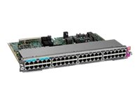 Cisco Catalyst 4500E Series Line Card - Switch - 36 x 10/100/1000 (UPOE) + 12 x kombination 10GBase-T - plug-in modul - UPOE (1440 W) WS-X4748-12X48U+E=