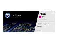 HP 508X - Højtydende - magenta - original - LaserJet - tonerpatron (CF363X) - for Color LaserJet Enterprise MFP M577; LaserJet Enterprise Flow MFP M577 CF363X
