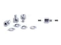 Multibrackets M M6 to M8 Adapter - Skrue - sølv (pakke med 4) 7350022734487