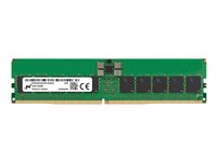 Micron - DDR5 - modul - 32 GB - DIMM 288-PIN - 6400 MHz / PC5-51200 - CL52 - 1.1 V - registreret - ECC - grøn MTC20F2085S1RC64BD2R
