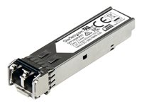 StarTech.com MSA Uncoded Compatible SFP Module, 1000BASE-SX, 1GbE Multi Mode (MMF) Fiber Optic Transceiver, 1GE Gigabit Ethernet SFP, LC Connector, 550m, 850nm, DDM, 1Gbps Mini GBIC Module - Lifetime Warranty (SFP1000SXST) - SFP (mini-GBIC) transceiver modul - 1GbE - 1000Base-SX - LC multimodus - op til 550 m - 850 nm - for P/N: US1GA30SFP, US1GC30SFP SFP1000SXST
