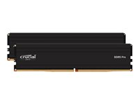 Crucial - DDR5 - sæt - 32 GB: 2 x 16 GB - DIMM 288-PIN - 5600 MHz / PC5-44800 - CL46 - 1.1 V - ikke bufferet CP2K16G56C46U5