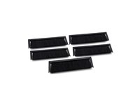 APC NetShelter SX - Rack loft børste strip - sort - for P/N: SMX1000C, SMX1500RM2UC, SMX1500RM2UCNC, SMX750C, SMX750CNC, SRT5KRMXLW-TW AR7714
