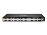 HPE Aruba CX 6300M - Switch - kun vandret overflademontering - L3 - Administreret - 48 x 10/100/1000 (PoE+) + 4 x 50 Gigabit Ethernet SFP56 - ryg til front-luftstrøm - monterbar på stativ - PoE+ - TAA-kompatibel S0G02A#ABB