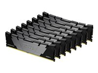 Kingston FURY Renegade - DDR4 - sæt - 256 GB: 8 x 32 GB - DIMM 288-PIN - 3200 MT/s / PC4-25600 - CL16 - 1.35 V - ikke bufferet - ikke-ECC - sort KF432C16RB2K8/256