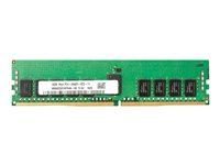 HP - DDR4 - modul - 16 GB - DIMM 288-PIN - 2666 MHz / PC4-21300 - 1.2 V - ikke bufferet - ikke-ECC - for Workstation Z2 G4 (non-ECC), Z4 G4 (non-ECC) 3PL82AA