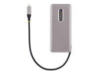 StarTech.com 4-Port USB-C Hub, 4x USB-C Ports, USB 3.1 10Gbps, Portable USB C Hub with 100W Power Delivery Pass-Through, Portable USB Type C Hub w/ 9.8in (25cm) Wrap-Around Cable - USB Expansion Hub (HB31CM4CPD3) - Hub - 4 x USB 3.2 Gen 2 - desktop HB31CM4CPD3