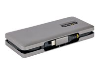 StarTech.com 4-Port USB-C Hub, 1x USB-A and 3x USB-C Ports, USB 3.1 10Gbps, Bus Powered, USB Type C Hub with 9.8in (25cm) Wrap-Around Cable, Portable USB-C to USB-A Hub - USB Expansion Hub (HB31CM1A3CB) - Hub - 1 x USB 3.2 Gen 2 + 3 x USB-C 3.2 Gen 2 - desktop HB31CM1A3CB