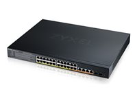 Zyxel XMG1930 Series XMG1930-30HP - Switch - administreret, NebulaFLEX cloud - L3 Lite - smart - 20 x 100/1000/2.5G (PoE+) + 4 x 100/1000/2.5G (PoE++) + 4 x 1/2.5/5/10 (PoE++) + 2 x Gigabit SFP / 10 Gigabit SFP+ - monterbar på stativ - PoE++ (700 W) XMG1930-30HP-ZZ0101F
