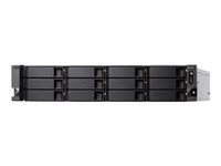 QNAP TS-h1886XU-RP R2 - NAS-server - 18 bays - rackversion - SATA 6Gb/s - RAID 0, 1, 5, 6, 10, 50, JBOD, 60, RAID TP - RAM 32 GB - 2.5 Gigabit Ethernet / 10 Gigabit Ethernet - iSCSI support - 2U TS-H1886XU-RP-R2-D1622-32G