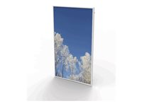 HI-ND - Komponenter til montering (front cover) - for fladt panel - metal - hvid - skærmstørrelse: 85" - kiosk FC8512-0201-01