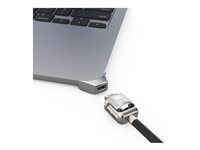 Compulocks Ledge Lock Adapter for MacBook Air 13" M2-M4 with Keyed Lock Silver - Adapter til låsning af slot for sikkerhed - med kabellås med nøgle - for Apple MacBook Air M2 MBALDG04KL