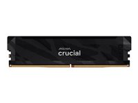 Crucial Pro OC - DDR5 - modul - 16 GB - DIMM 288-PIN - 6400 MT/s / PC5-51200 - CL32 - 1.35 V - ikke bufferet - mat snigersort CP16G64C32U5B
