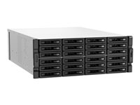 QNAP TS-H3087XU-RP - NAS-server - 30 bays - rackversion - SATA 6Gb/s - RAID 0, 1, 5, 6, 10, 50, 60, JBOD - RAM 64 GB - 2.5 Gigabit Ethernet / 10 Gigabit Ethernet - iSCSI support - 4U TS-H3087XU-RP-E2378-64G