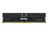 Kingston FURY Renegade Pro - DDR5 - modul - 32 GB - DIMM 288-PIN - 6400 MHz / PC5-51200 - CL32 - 1.4 V - registreret - ECC - sort KF564R32RBE2-32