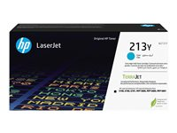 HP 213Y - Særlig høj ydelse - cyan - original - LaserJet - tonerpatron (W2131Y) - for Color LaserJet Enterprise 5700dn, 6700dn, MFP 6800dn; DesignJet D5800 W2131Y