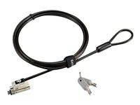 Kensington Slim NanoSaver 2.0 Keyed Laptop Lock - Sikkerhedskabelslås - 1.8 m K65021WW