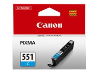 Canon CLI-551C - 7 ml - cyan - original - blækbeholder - for PIXMA iP8750, iX6850, MG5550, MG5650, MG5655, MG6450, MG6650, MG7150, MG7550, MX725, MX925 6509B001