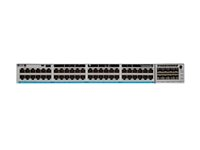 Cisco Catalyst 9300 - Network Essentials - switch - L3 - Administreret - 36 x 2.5GBase-T (UPOE) + 12 x 100/1000/2.5G/5G/10G (UPOE) - monterbar på stativ - UPOE (490 W) C9300-48UXM-E
