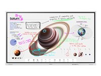 Samsung Flip Pro WM85B - 85" Diagonal klasse WMB Series LED-bagbelyst LCD paneldisplay - interaktiv digital skiltning - med berøringsskærm (multi-berøring) - Tizen OS - 4K UHD (2160p) 3840 x 2160 - hvid grå LH85WMBWLGCXEN