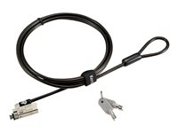 Kensington Slim NanoSaver 2.0 Keyed Laptop Lock - Sikkerhedskabelslås - administratornøgle - 1.8 m K65022S